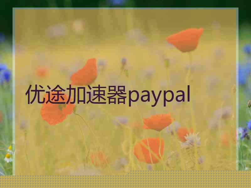 优途加速器paypal